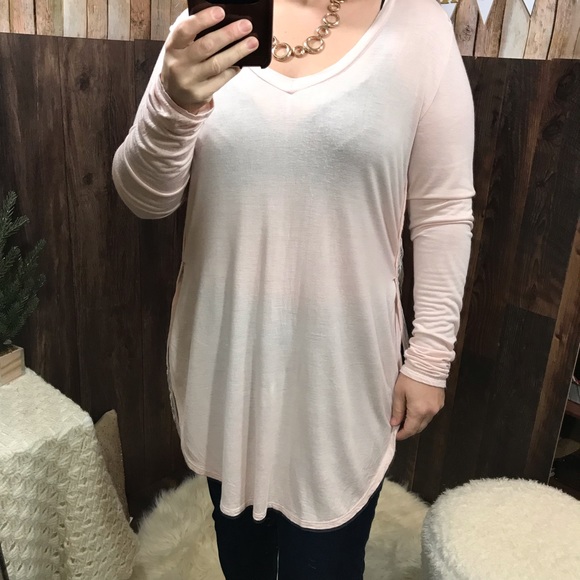 Cloth by RDI laced back top, pure blush - Picture 9 of 9